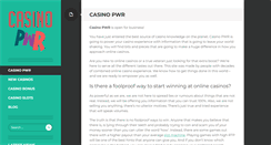 Desktop Screenshot of casinopwr.com